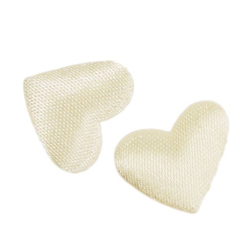 Floristik24 Tela corazones crema 1,3cm 500uds