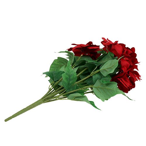 Artículo Ramo Poinsettia Rojo L47cm