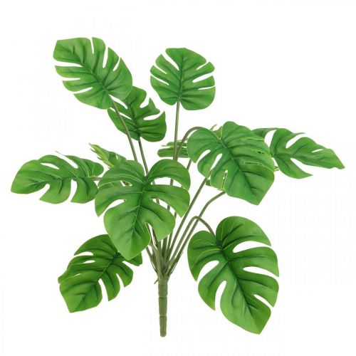 Floristik24 Ramo de flores Monstera encuadernación artificial verde planta artificial 42cm