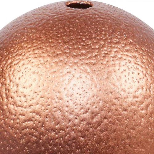 Artículo Decoración de huevos de avestruz soplada Decoración de Pascua cobre Ø12cm H14cm