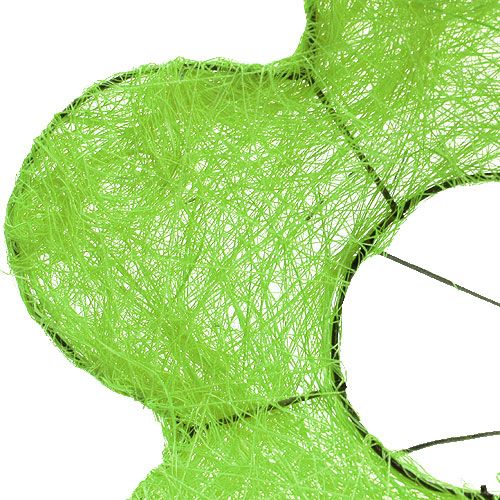 Floristik24 Manguito de sisal 20cm verde claro 8 piezas