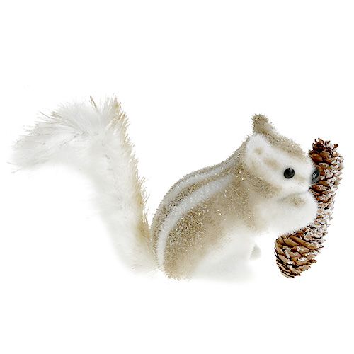 Floristik24 Chipmunk marrón con conos 21x14cm