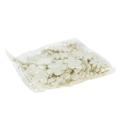 Floristik24 Crema flor fieltro disperso Ø3.5cm 96p
