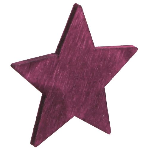 Artículo Decoración dispersa flores de pascua de madera 3 colores Ø4cm 72 piezas
