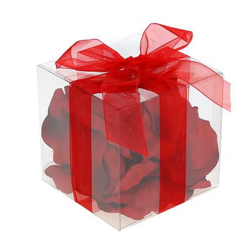 Floristik24 Decoración dispersa pétalos de rosa rojo 75pcs