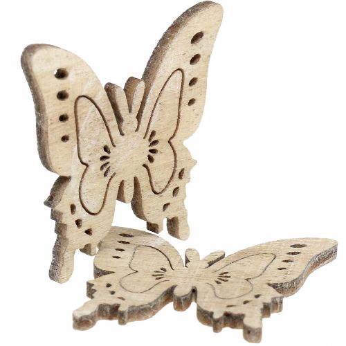 Floristik24 Decoración dispersa mariposa naturaleza 4cm x 4cm 72 piezas