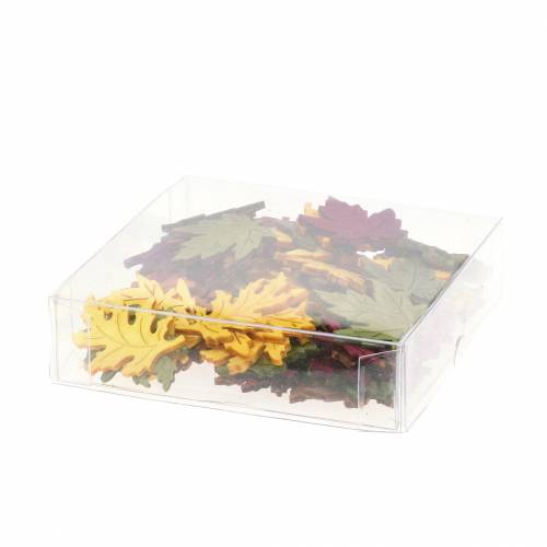 Floristik24 Decoración dispersa hoja arce roble 4cm 72 piezas
