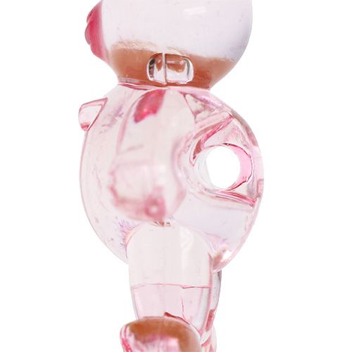 Artículo Decoración para controlar oso rosa 3,5cm 60pcs