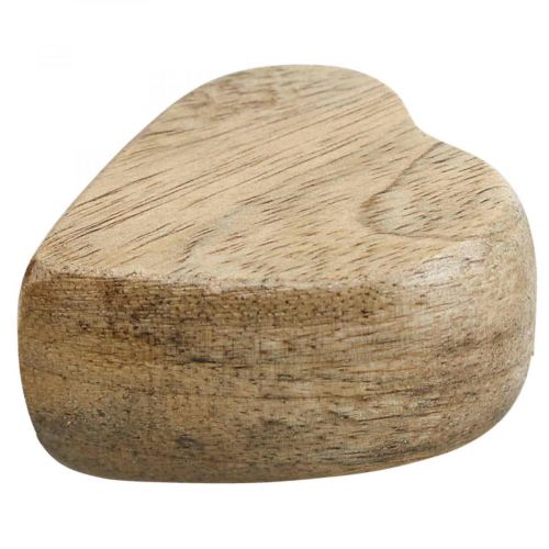 Floristik24 Decoración de dispersión corazones de madera decoración de mesa corazón madera naturaleza 5cm 6pcs