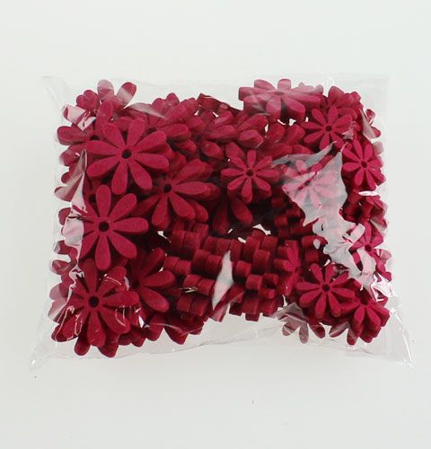 Floristik24 Set de flores de fieltro en rosa 96 piezas