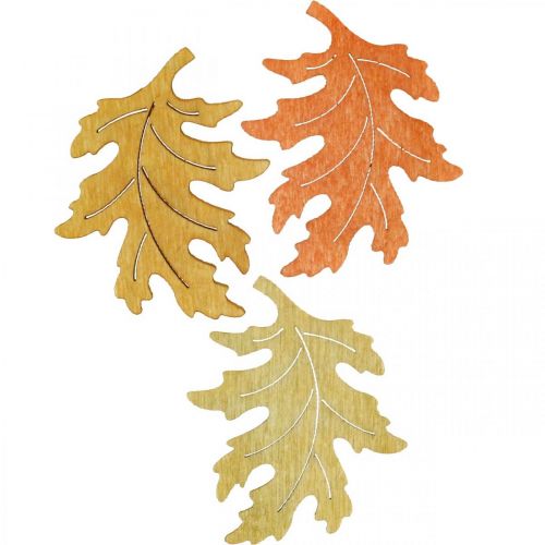 Artículo Decoración de mesa otoño hojas de otoño hojas de decoración dispersas 4cm 72 piezas