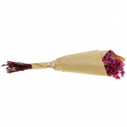 Floristik24 Flores Secas Rosa Ramo de Flores Secas Flores Secas Rosa H21cm