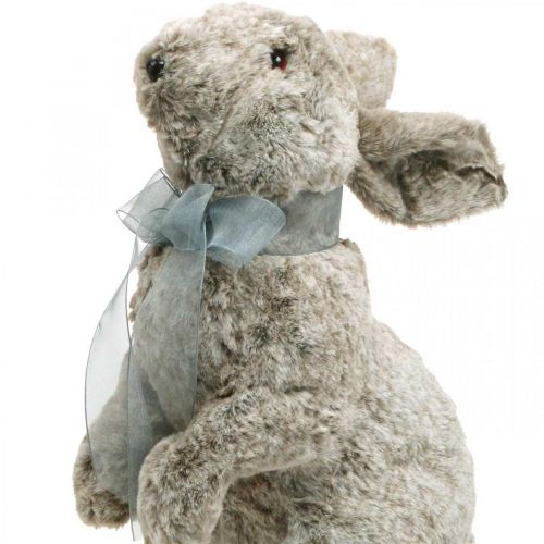 Floristik24 Conejito de Pascua de peluche, decoración escaparate, conejito para poner, decoración primaveral H40cm