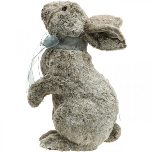 Floristik24 Conejito de Pascua de peluche, decoración escaparate, conejito para poner, decoración primaveral H40cm