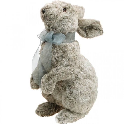 Floristik24 Conejito de Pascua de peluche, decoración escaparate, conejito para poner, decoración primaveral H40cm