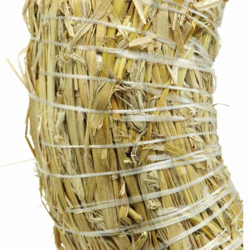 Artículo Corona de paja corona de paja en blanco 35/8cm 2 piezas