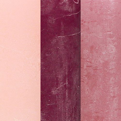 Artículo Velas De Pilar, 3 Colores, Baya, Varios Tamaños, Paquete De 12