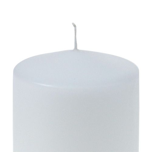 Artículo Vela pilar 100/80 blanca 6uds