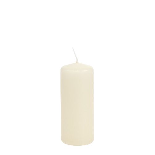 Velas de pilar velas color crema H120mm Ø50mm 12ud