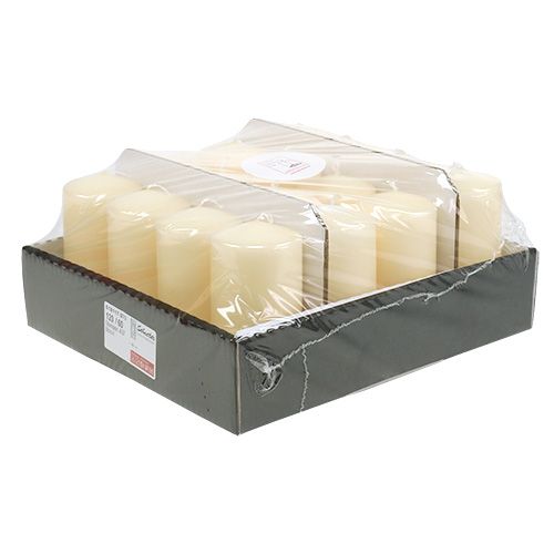 Artículo Vela pilar 120/60 crema 16uds