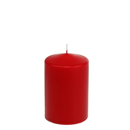 Floristik24 Vela pilar 120/80 roja 6ud