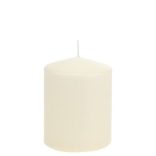 Floristik24 Vela pilar 130/100 crema 4uds