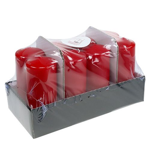 Artículo Vela pilar 150/60 roja 8 piezas