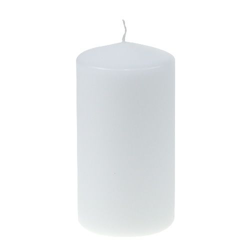 Floristik24 Vela pilar 150/80 blanca 6 piezas