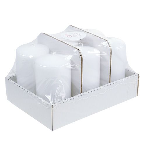 Artículo Vela pilar 150/80 blanca 6 piezas