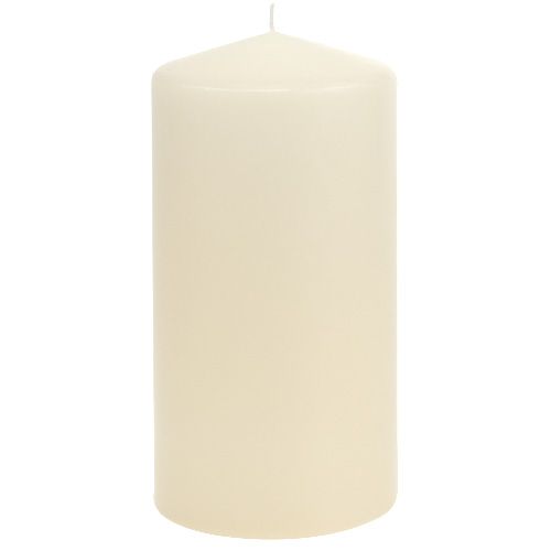 Floristik24 Vela pilar 200/100 crema 4uds