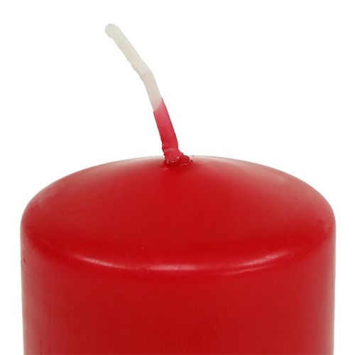 Artículo Velas de Adviento rojas velas pequeñas 60/40mm 24 piezas