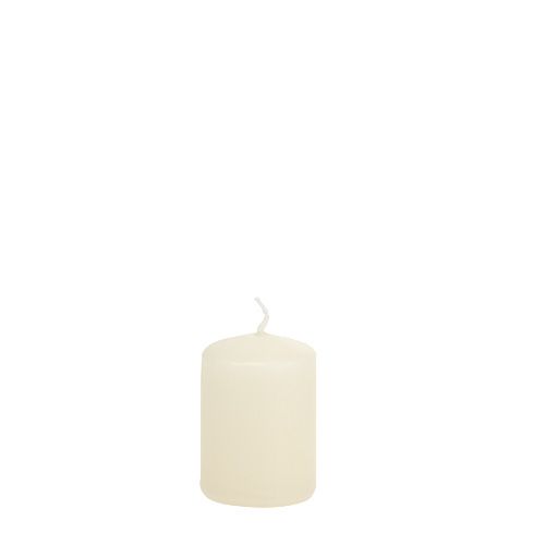 Floristik24 Velas de pilar velas color crema H70mm Ø50mm 12ud