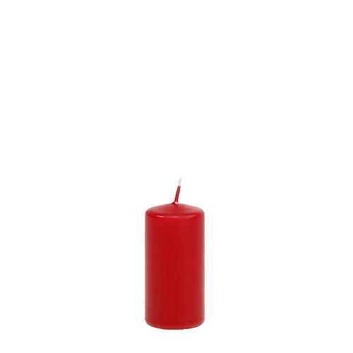 Vela pilar 80/40 roja 24uds