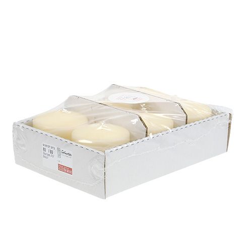 Artículo Vela Pilar 80/80 Crema 6 Piezas