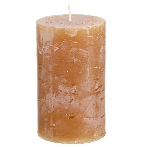 Artículo Velas de pilar velas de caramelo color liso 60x100mm 4 piezas
