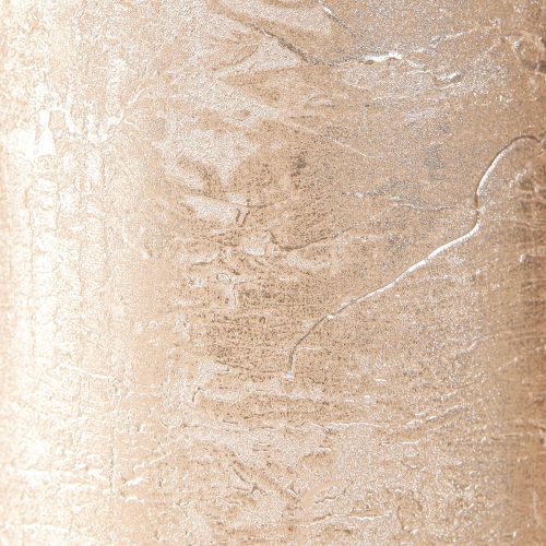 Artículo Velas de pilar monocolor oro claro 85×200mm 2 piezas