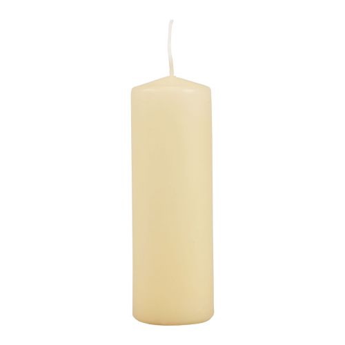 Velas de pilar crema velas de Adviento crema 150/50mm 24ud