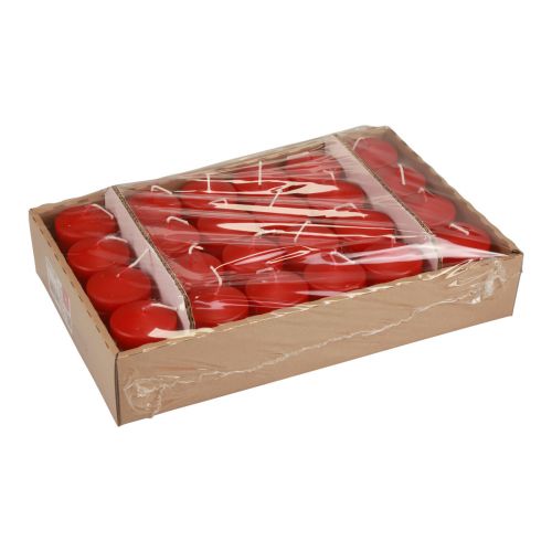 Artículo Velas de Adviento rojas velas rojas 70/50mm 24 piezas