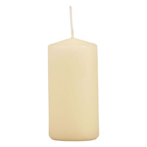 Artículo Velas de pilar crema velas de Adviento velas 100/50mm 24 piezas