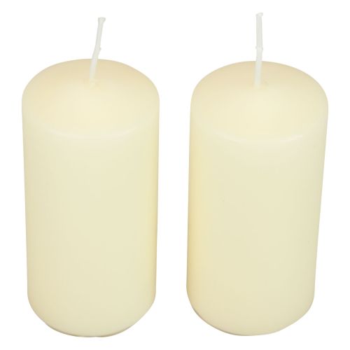 Artículo Velas de pilar H100 Ø50cm Velas color crema 12uds