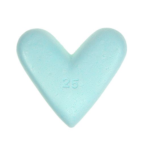 Floristik24 Corazón de espuma de poliestireno 25cm 2pcs