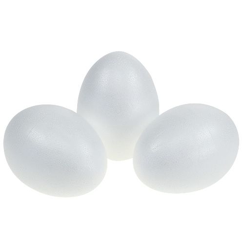 Floristik24 Huevos de espuma de poliestireno 12cm 5pcs