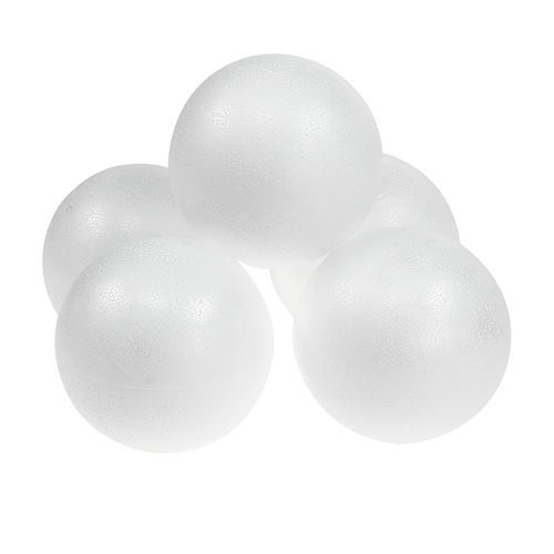 Artículo Bola de poliestireno Ø6cm 10uds