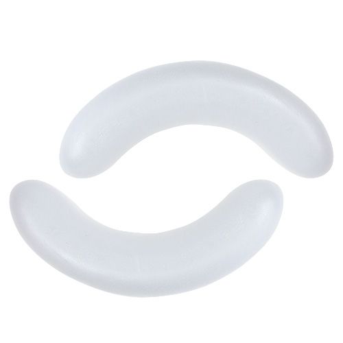 Artículo Media luna de poliestireno L35cm W8cm 2uds