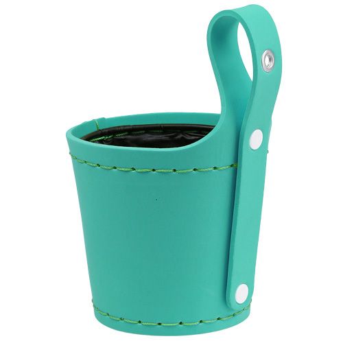 Floristik24 Percha de pared Suki Verde Menta Ø14cm H15cm, 1pza