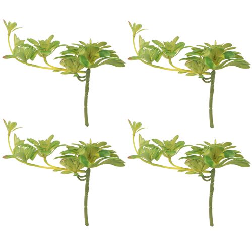 Artículo Planta suculenta artificial con púa Aeonium Green 30cm 4 uds