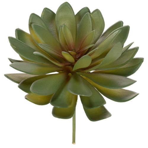 Suculenta artificial como planta decorativa, verde, 18 cm, 3 unidades