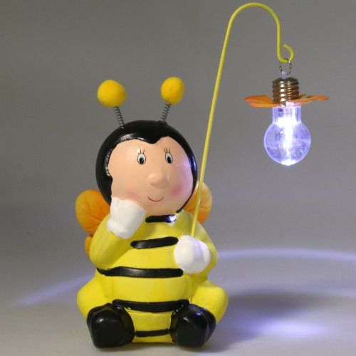 Floristik24 Abeja decorativa con luz Al 21cm