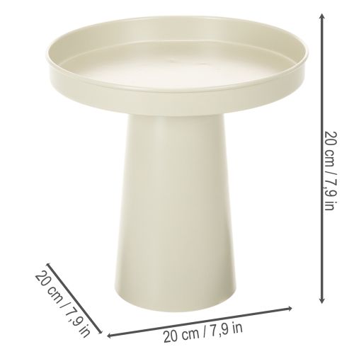 Bandeja/soporte decorativo para velas y figuritas, 20 cm | Floristik24.es