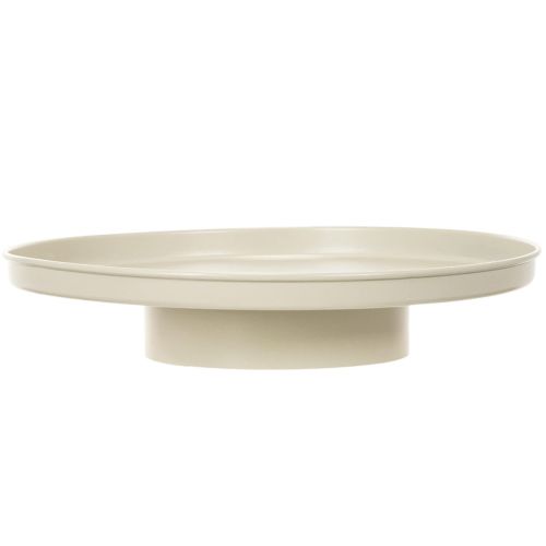 Bandeja decorativa de metal de 30 cm con platillo para decoración de plantas. | Floristik24.es